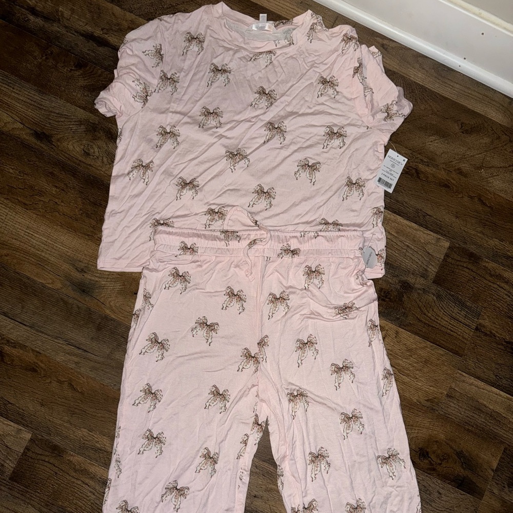 Honeydew Intimates Pink Print Pajama Set
